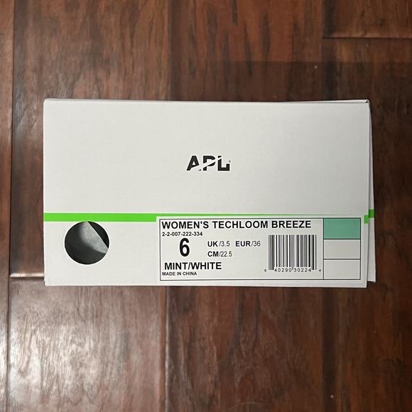 NEW APL Techloom Breeze Mint / White Size 6 - Picture 7 of 7
